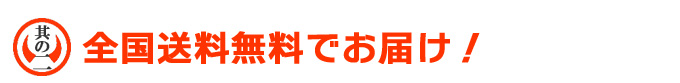 (2)全国送料無料でお届け