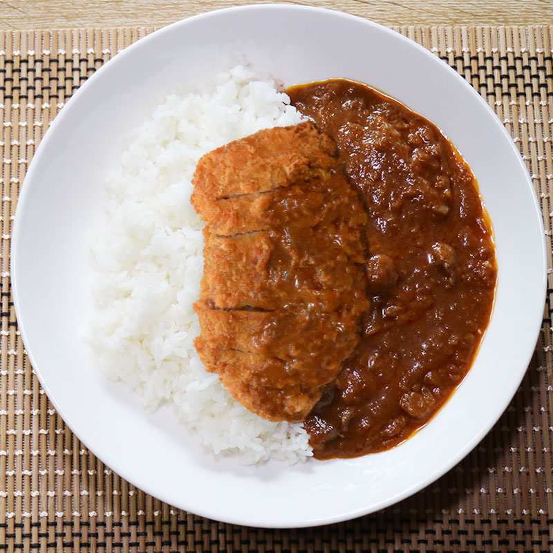 アレンジ例　カツカレー