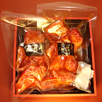 仙台牛サイコロステーキギフト包装イメージ